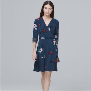 NWOT - Reversible Floral Dress- White House Black Market